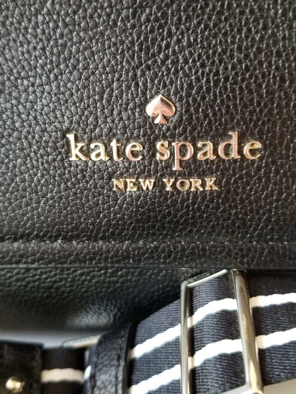 Kate Spade Rosie Pebbled Leather Flap Crossbody Bag With Coin Purse